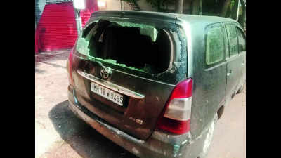 Four booked for pelting stones on parked vehicles in Satpur