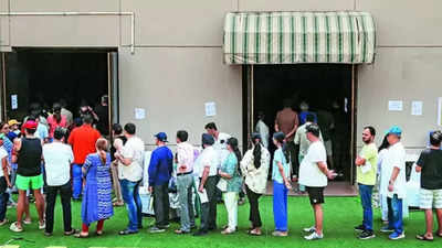 Lok Sabha election: Condo polling gets thumbs-up from voters, but long wait times mar ease