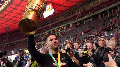 Ten-man Bayer Leverkusen clinch German Cup for first-ever domestic double