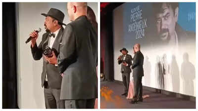 Santhosh Sivan receives Pierre Angenieux ExcelLens Award at Cannes, says 'I learnt basics from Malayalam cinema