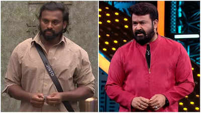 Bigg Boss Malayalam 6: Jinto makes an uncivil gesture again; Host Mohanlal warns 'Have some discipline'