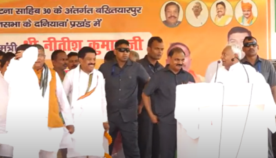 'May Narendra Modi become ...': Nitish Kumar's slip of tongue at Patna rally