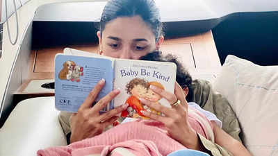 Alia Bhatt shares a sweet moment with Raha, gives a glimpse into their mother-daughter reading session