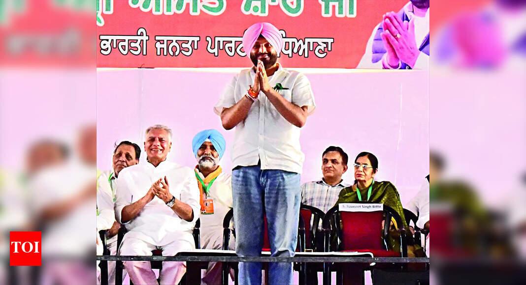 BJP Ludhiana: Bittu vows to transform Ludhiana in 5 years with BJP | Ludhiana News - Vimarsana News