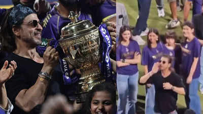 Shah Rukh Khan wins the internet as he joins fans and chants 'CSK' at the stadium, despite KKR's win - WATCH video