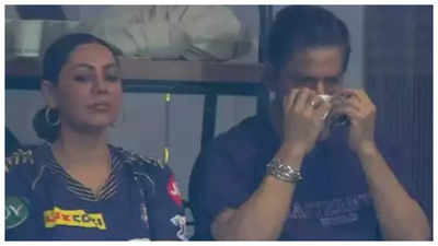 Shah Rukh Khan’s wife Gauri Khan ensuring he wears the mask at IPL 2024 is winning the internet