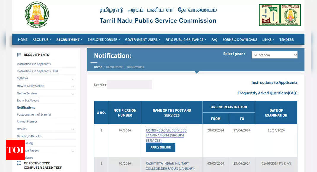 TNPSC Group 4 exam 2024 hall ticket released for 6,244 vacancies: Check steps to download admit card