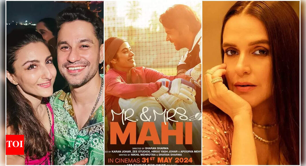 Neha Dhupia, Kunal Kemmu, and Soha Ali Khan review Rajkummar Rao-Janhvi Kapoor starrer 'Mr & Mrs Mahi' post special screening | Hindi Movie News