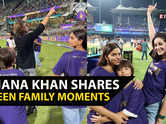 Suhana Khan shares EXCLUSIVE photos of KKR's IPL triumph celebration with father Shah Rukh Khan, mom Gauri, brothers & friends