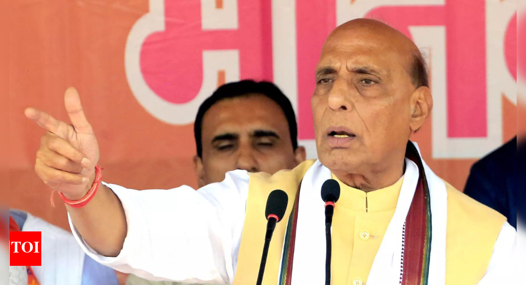 Inflation higher when Congress governed at Centre, says Rajnath Singh | India News - Vimarsana News