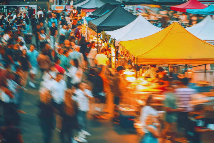Taman Connaught Pasar Malam in Kuala Lumpur, Malaysia