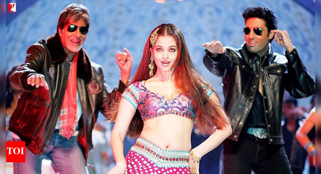 Amitabh Bachchan reflects upon working with Abhishek Bachchan and Aishwarya Rai Bachchan in 'Kajra Re': 'Best moments' | Hindi Movie News - Vimarsana News