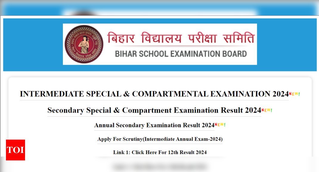 BSEB Class 10, 12 Special, Compartmental results 2024 declared at results.biharboardonline.com: Direct links here