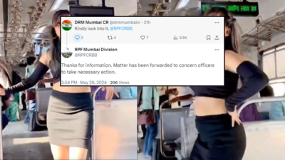 Outrage erupts over video of woman's dance in Mumbai local; railways issue response