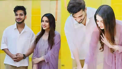 First Pictures of newlyweds Munawar Faruqui and Mehzabeen Coatwala goes viral; duo snapped cutting a cake