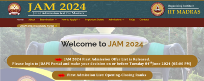 IIT JAM 2024: Check First Admission List and Counselling Schedule Here