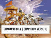 Bhagavad Gita's Divine Wisdom: Sin vs. Blessings in Verse 13 of Chapter 3