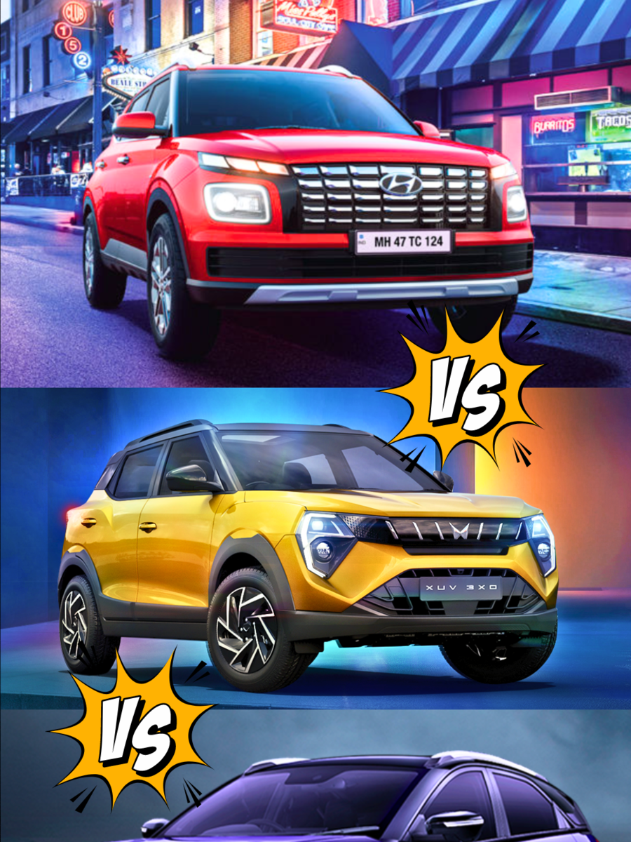 Nexon vs Venue vs 3XO: Price, Power, Size & Ground Clearance | Times Now