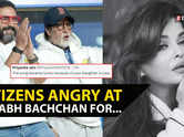 Amitabh Bachchan recalls filming 'Kajra Re' with son Abhishek Bachchan; Netizens crticise him for not mentioning daughter-in-law Aishwarya Rai Bachchan