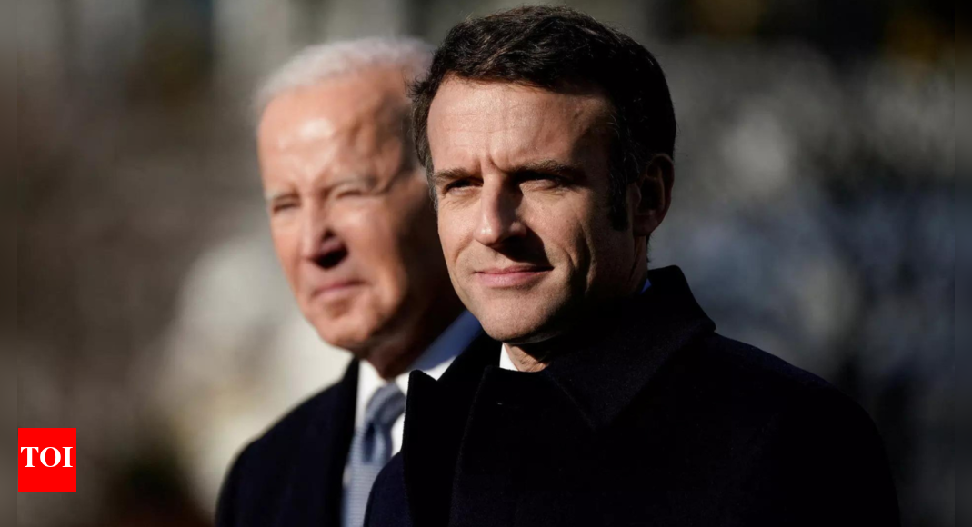 Macron to host Biden for state visit after D-Day commemoration - Times ...