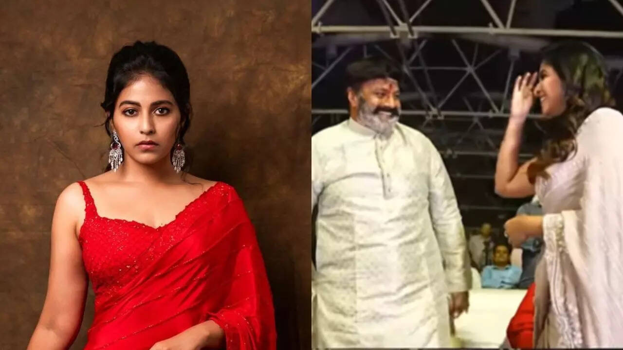 Actress Anjali reacts to Nandamuri Balakrishna pushing her on stage: We  have always maintained mutual respect for each other | Telugu Movie News -  Times of India