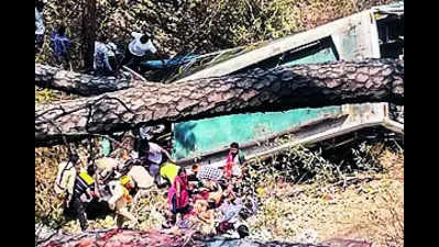 Two kids, 8 women among 22 dead as bus falls into Jammu gorge