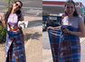 Woman in London spotted sporting lungi