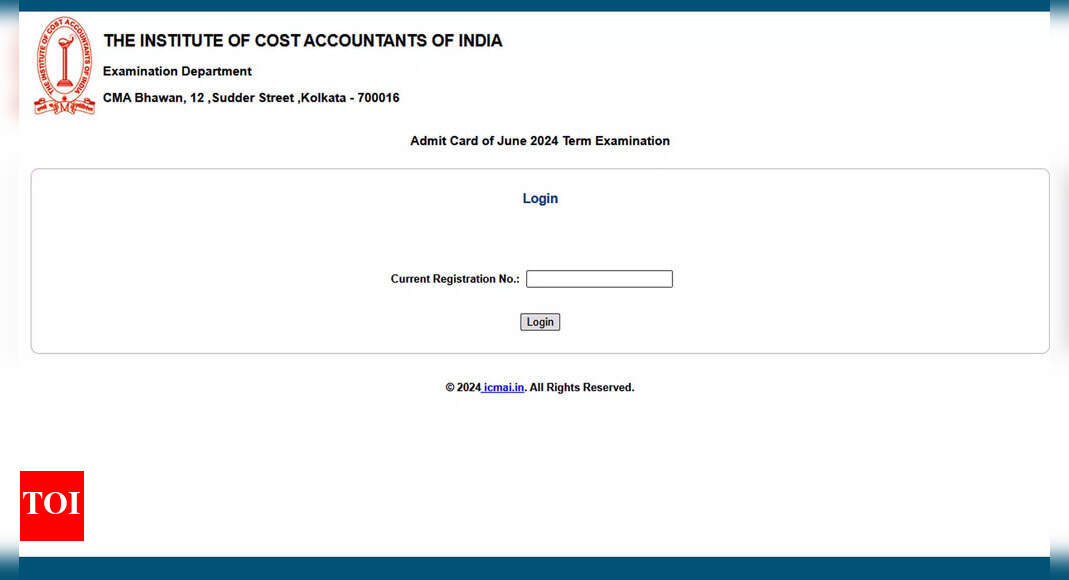 ICMAI CMA Admit Cards for June 2024 Exams Released: Check Direct Link and Exam Schedule Here | - Vimarsana News