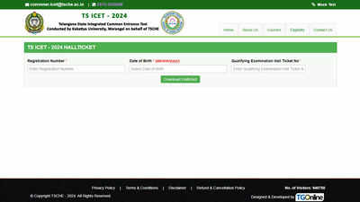 TS ICET Hall Ticket For 2024 Exam Released; Direct Link To Download ...