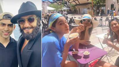 Anant Ambani-Radhika Merchant's pre-wedding celebration: New pictures of Ranveer Singh and Sara Ali Khan having a ball surface online