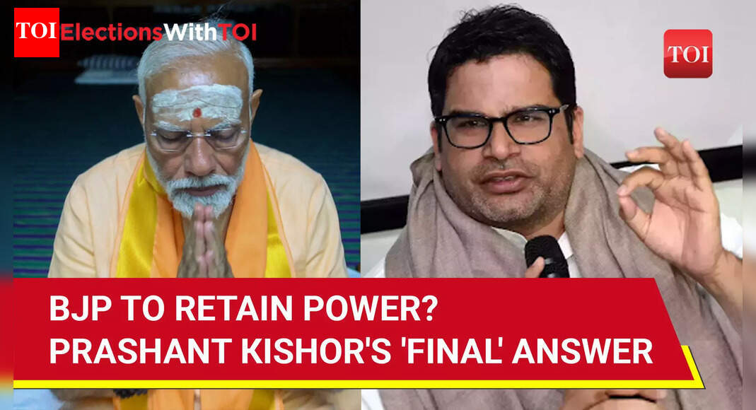 Prashant Kishor Reveals BJP's Projected Seat Tally Ahead Of LS Exit Polls