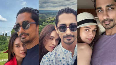 Aditi Rao Hydari Romantic Getaway Tuscany Fiancé Siddharth | - Times of ...