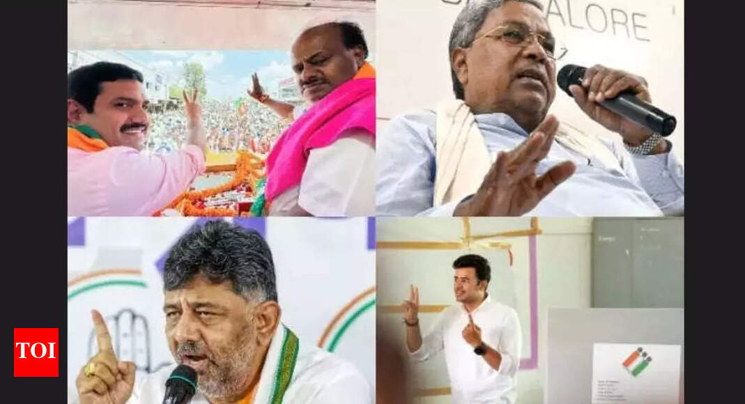 All eyes on Bengaluru as exit polls predict BJP-JD(S) dominance in ...