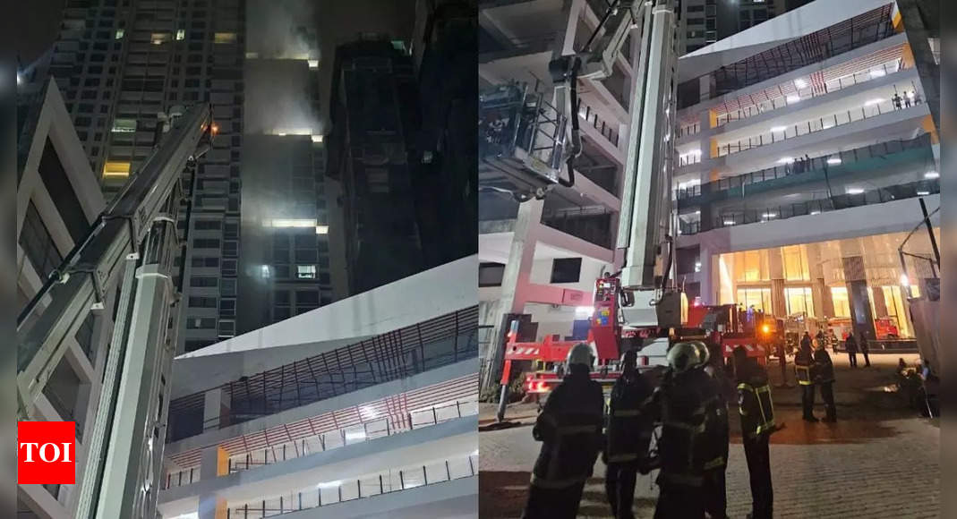 1 person injured, 30 rescued after fire erupts in Mumbai's 62-storey residential building