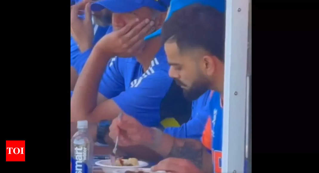 Watch: Virat Kohli mutes himself to cheers to focus on food in dugout at T20 World Cup