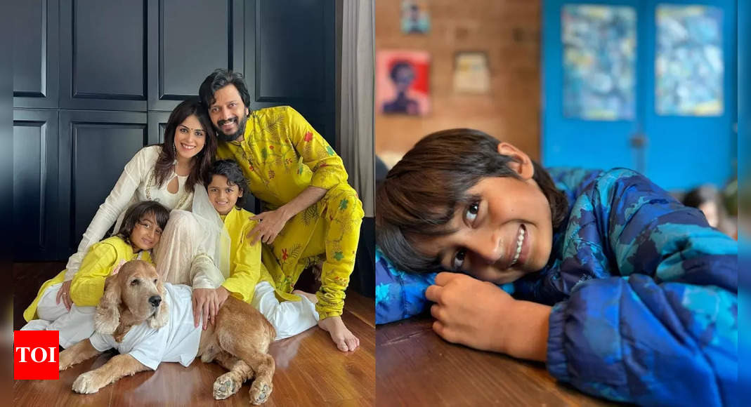 Riteish and Genelia pens a birthday note for their son ‘personal angel’ Rahyl! |