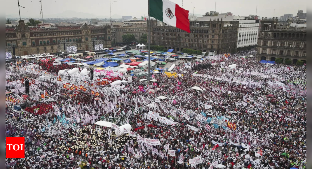 Violence mars Mexico vote as country set to elect first woman president – Times of India