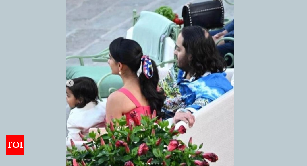 Radhika Merchant looking after Isha Ambani’s son at pre-wedding celebration is too cute to miss |