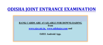 OJEE Result 2024 out at ojee.nic.in: Check toppers' list and direct link to download rank card