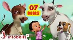 Nursery Rhymes in Tamil: Children Video Song in Tamil 'Thottathil Meyuthu Vellai Pasu - Cow'
