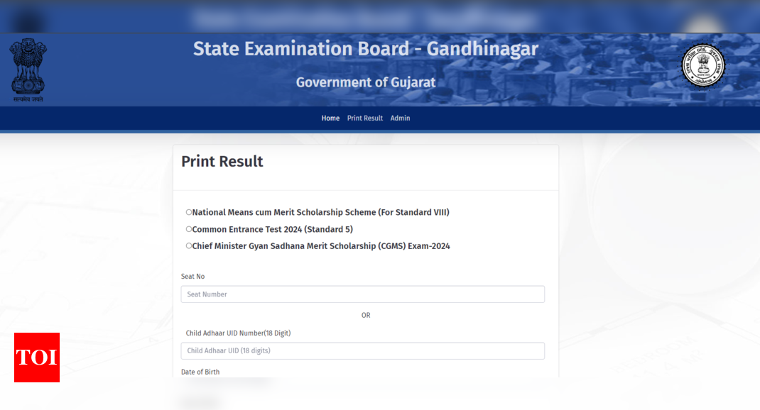 Gujarat NMMS 2024 result declared at sebexam.org, 5097 candidates qualify: Direct link to check here