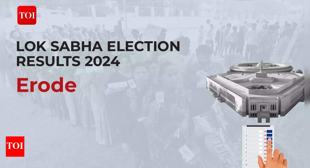 Erode election results 2024 live updates DMK's K E Prakash wins