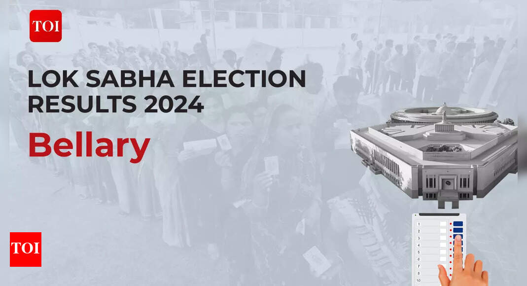 Bellary (ST) election results 2024 live updates: BJP's B Sreeramulu vs