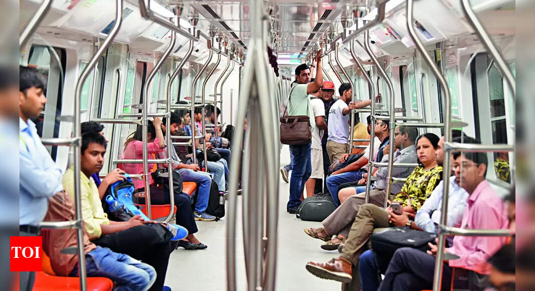 Delhi Metro Delhi Metro Records 60 Lakh Passenger Journeys In May Heat Delhi News Times Of Delhi Metro Delhi Metro Records 60 Lakh Passenger Journeys In May Heat Delhi News Times Of