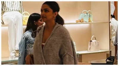 Mommy-to-be Deepika Padukone SPOTTED on solo shopping trip to a luxury store; fans wonder if she was checking out baby's collection