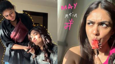 Mrunal Thakur's funfilled May: Actress drops delightful series of pictures