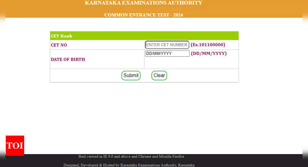 KCET marks entry 2024 link reopens at kea.kar.nic.in; Check direct link here