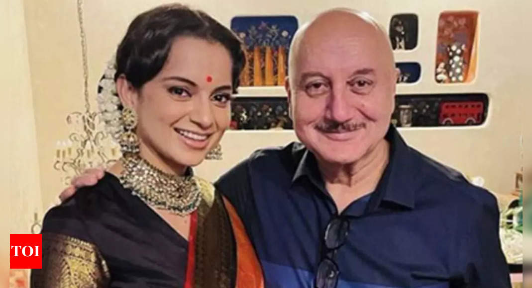 Anupam Kher calls Kangana Ranaut a 'rockstar' after her debut victory ...