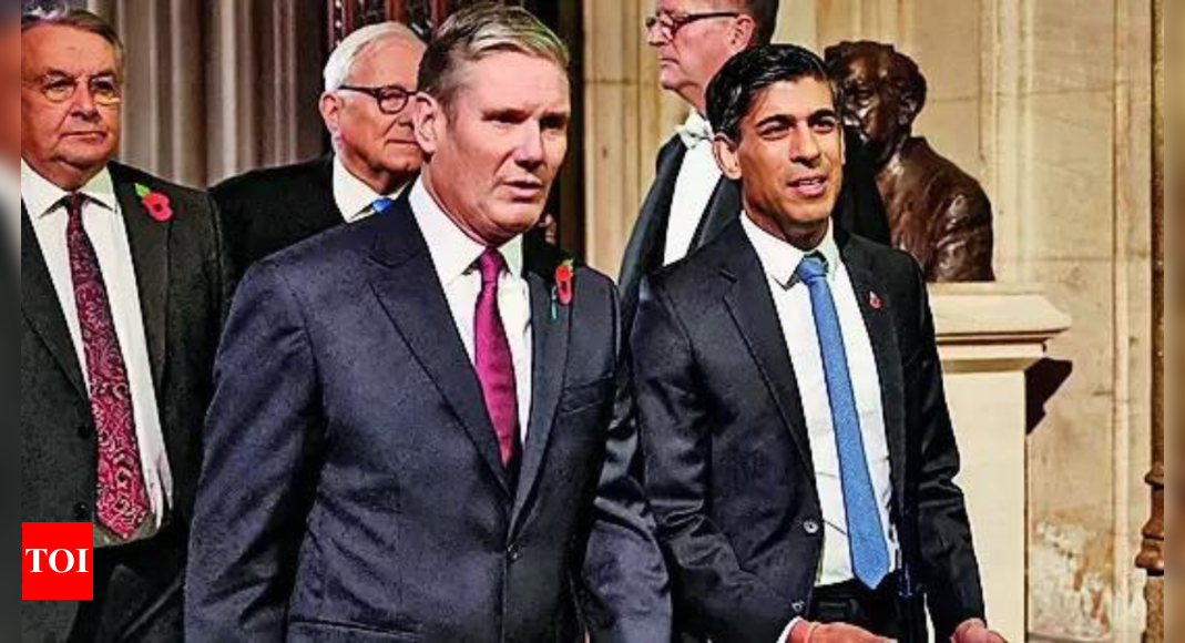 Sunak & Starmer set for first debate face-off as disruptor Farage roils UK election waters – Times of India