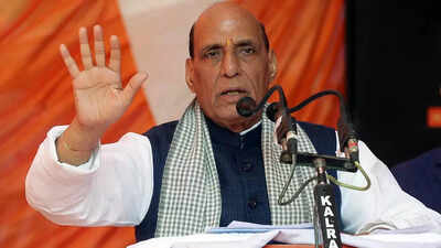 Margin shrinks, but Rajnath Singh gets to score a hat-trick from Lucknow